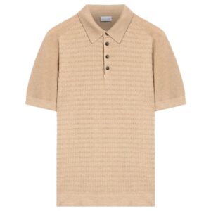Pal Zileri Cross Stitch Maglia Light Brown Polo