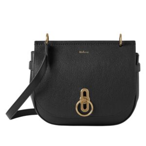 Mulberry Amberley Satchel Black Small Classic Grain