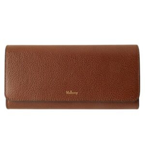 Mulberry Continental Wallet Oak Small Classic Grain
