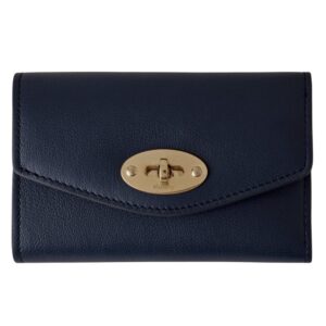 Mulberry Darley Folded Multi-Card Wallet Night Sky Micro Classic Grain