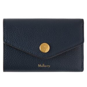 Mulberry Folded Multi-Card Wallet Night Sky Small Classic Grain