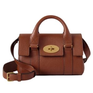 Mulberry Mini Bayswater Oak Two-Tone Small Classic Grain