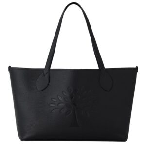 Mulberry Tree Tote Black Heavy Grain