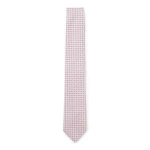 BOSS Pink Jacquard Silk Tie