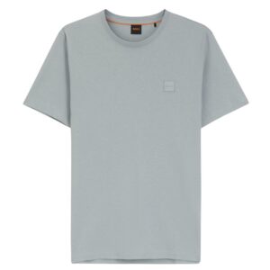 BOSS Tales Open Grey Cotton T-Shirt
