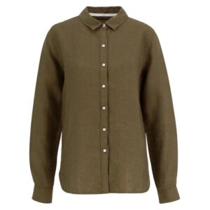 BARBOUR Womens Marine Green Shirt