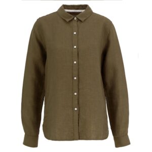 BARBOUR Womens Marine Green Shirt