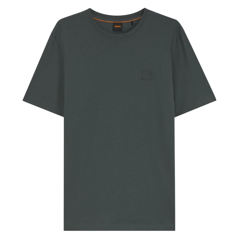 BOSS Tales Green T Shirt Front