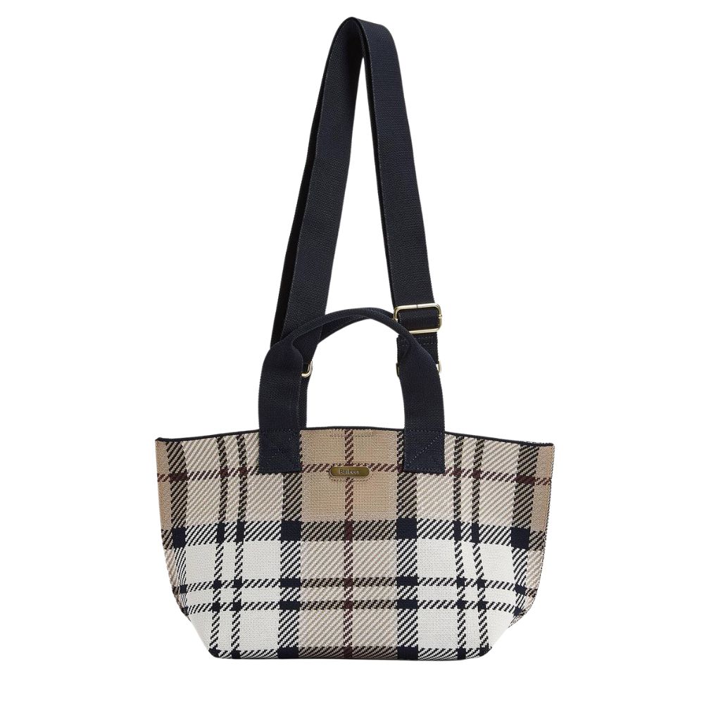 Barbour Layla Rosewood Tartan Mini Tote Bag
