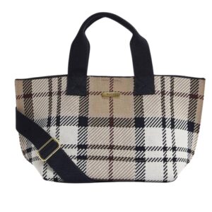 Barbour Layla Rosewood Tartan Mini Tote Bag
