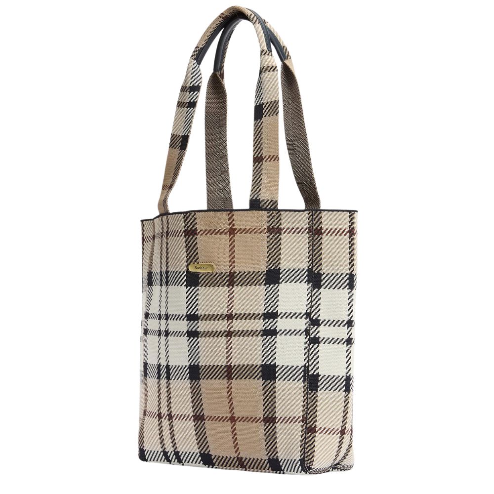 Barbour Layla Rosewood Tartan Tote Bag