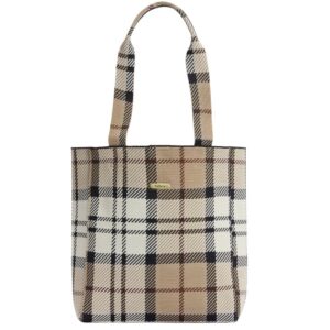Barbour Layla Rosewood Tartan Tote Bag