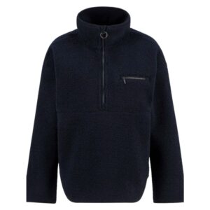 Barbour Women Navy Mersea Half Zip Fleece