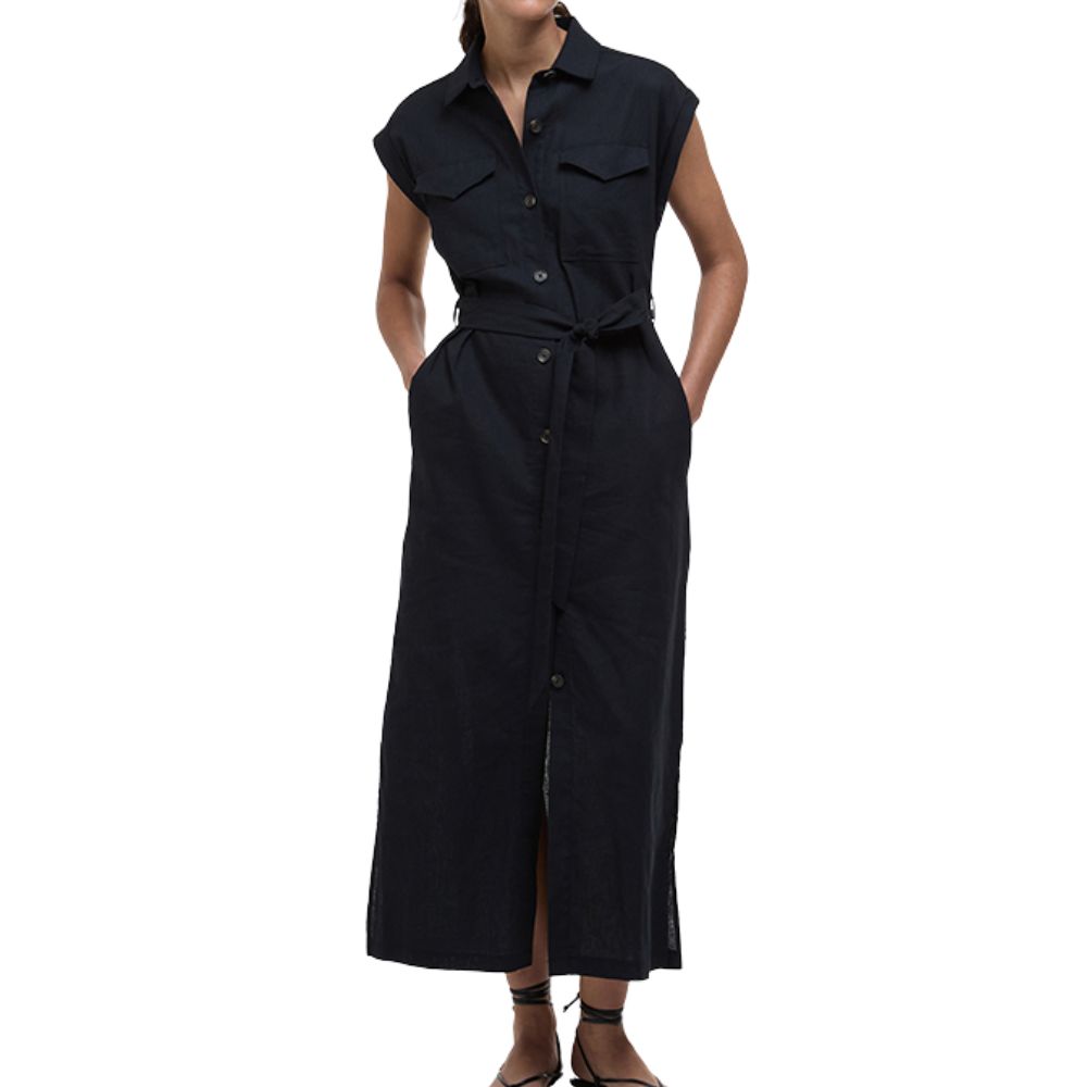 Barbour Women's Black Maxi Dress