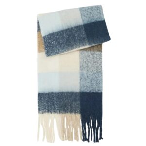 Barbour Women's Blue Check Scarf