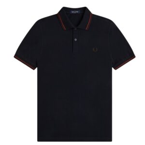 Fred Perry Navy Regular Fit Polo Shirt