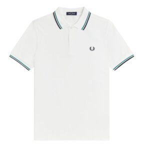 Fred Perry White Regular Fit Polo Shirt