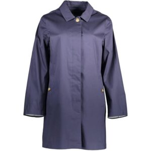 GANT Women's Navy Rain Mac Trench Coat