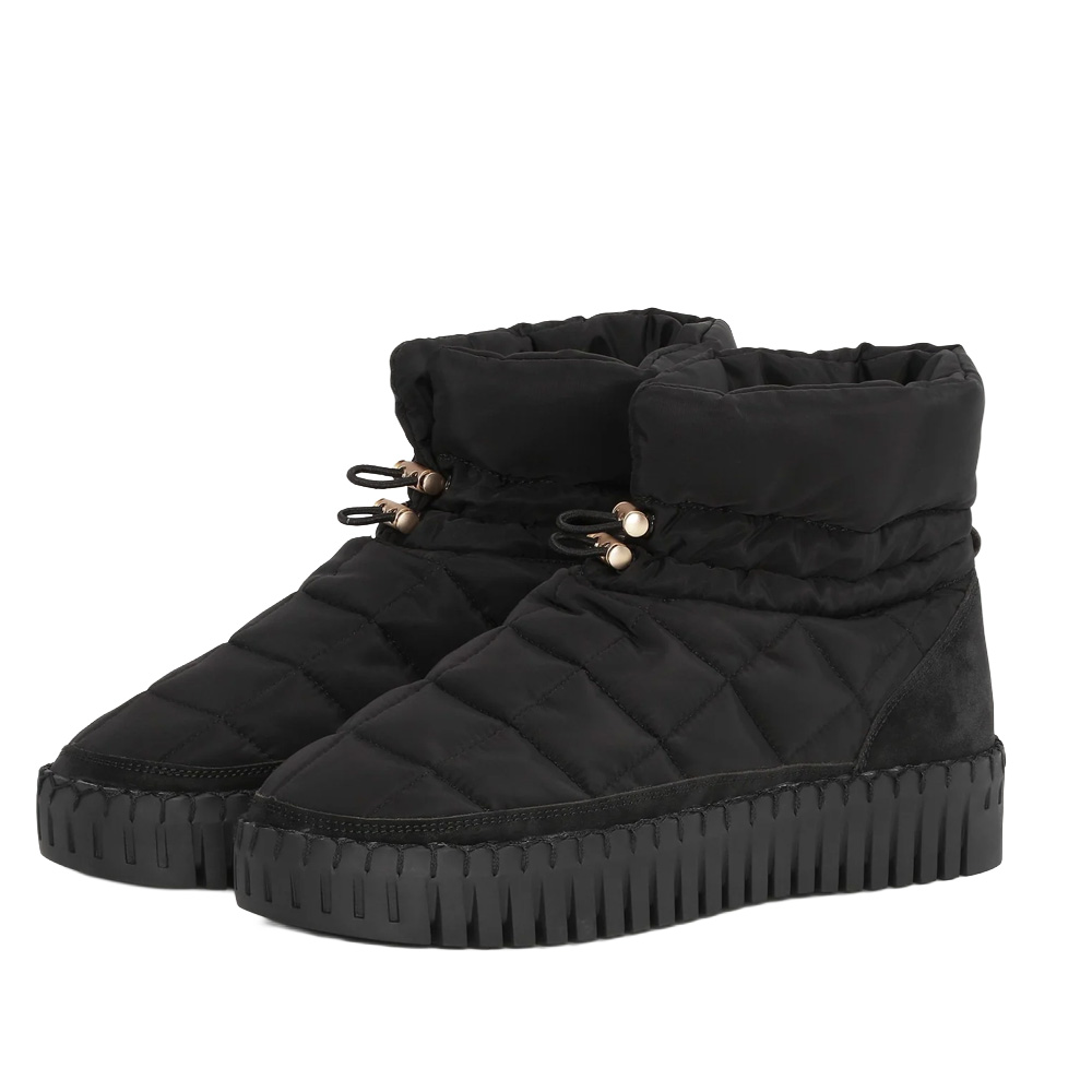 Ilse Jacobsen Women's Quilted Black Boots