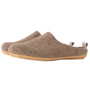 Isle Jacobsen Women's Felt Beige Slippers
