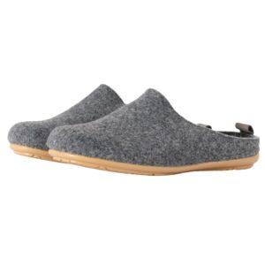Isle Jacobsen Women's Felt Grey Slippers