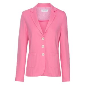 Just White Pink Jersey Blazer
