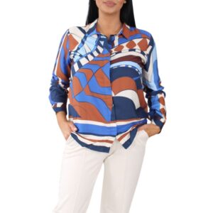 Milano Abstract Print Blouse Multi