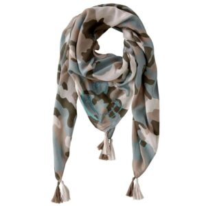OUI Khaki Stone Camouflage Scarf