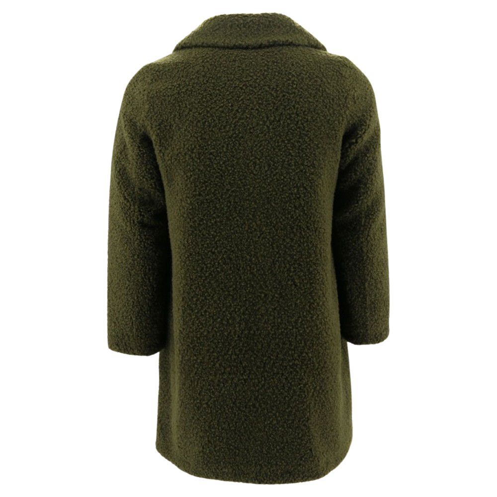Oakwood Green Crumble Fur Coat