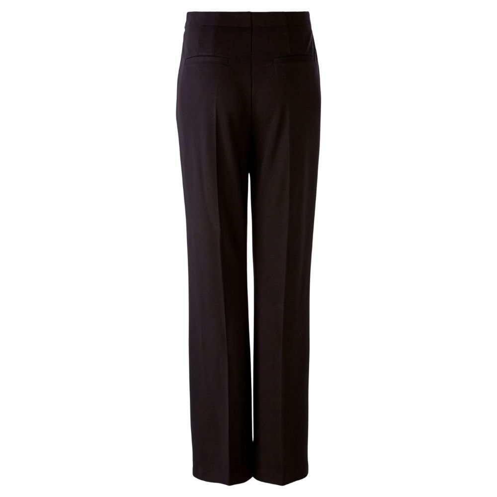 Oui Black Heavy Jersey Trousers