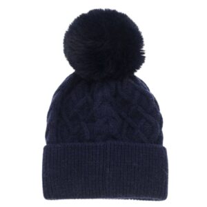 Park Lane Navy Beanie Hat