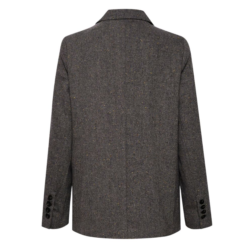 Part Two Corna Dark Grey Tweed blazer