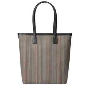 Paul Smith Classic Striped Black Tote Bag