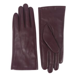 Pia Rossini Wine Leather Gloves