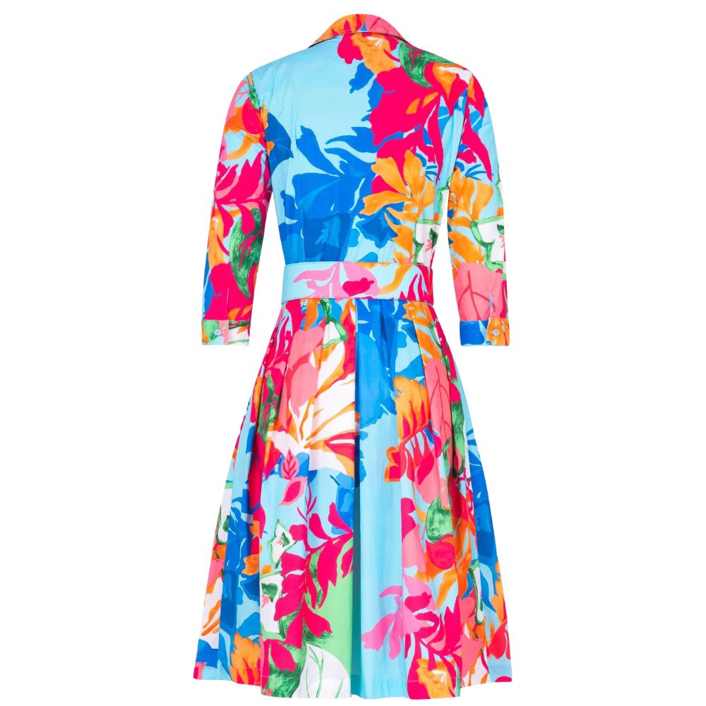 Samantha Sung Audrey Midi Blue Dress