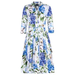 Samantha Sung Audrey Midi White Dress