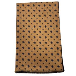 Amanda Christensen Yellow Melange Paisley Tubular Double Face Scarf