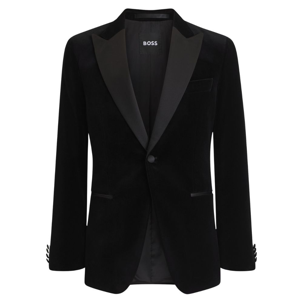 BOSS Black Velvet Dinner Jacket Front
