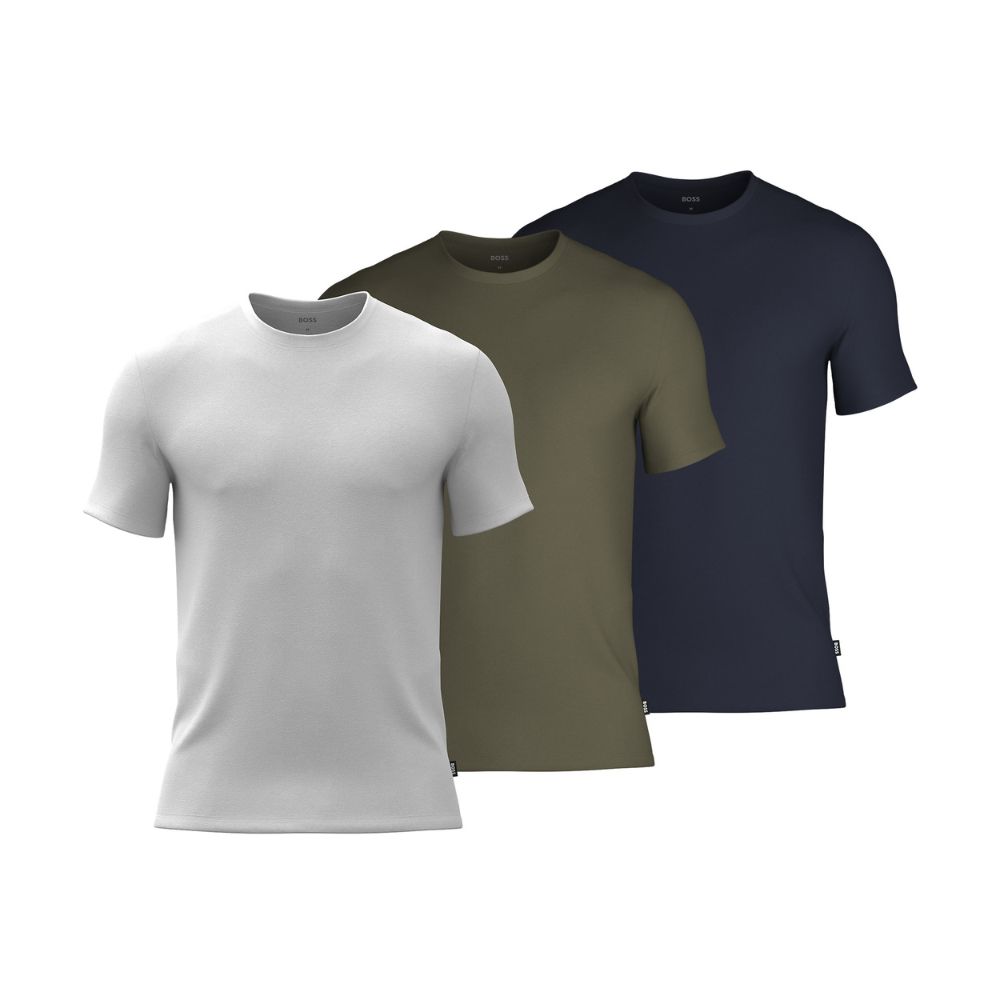 BOSS Three Pack Bamboo T-Shirts