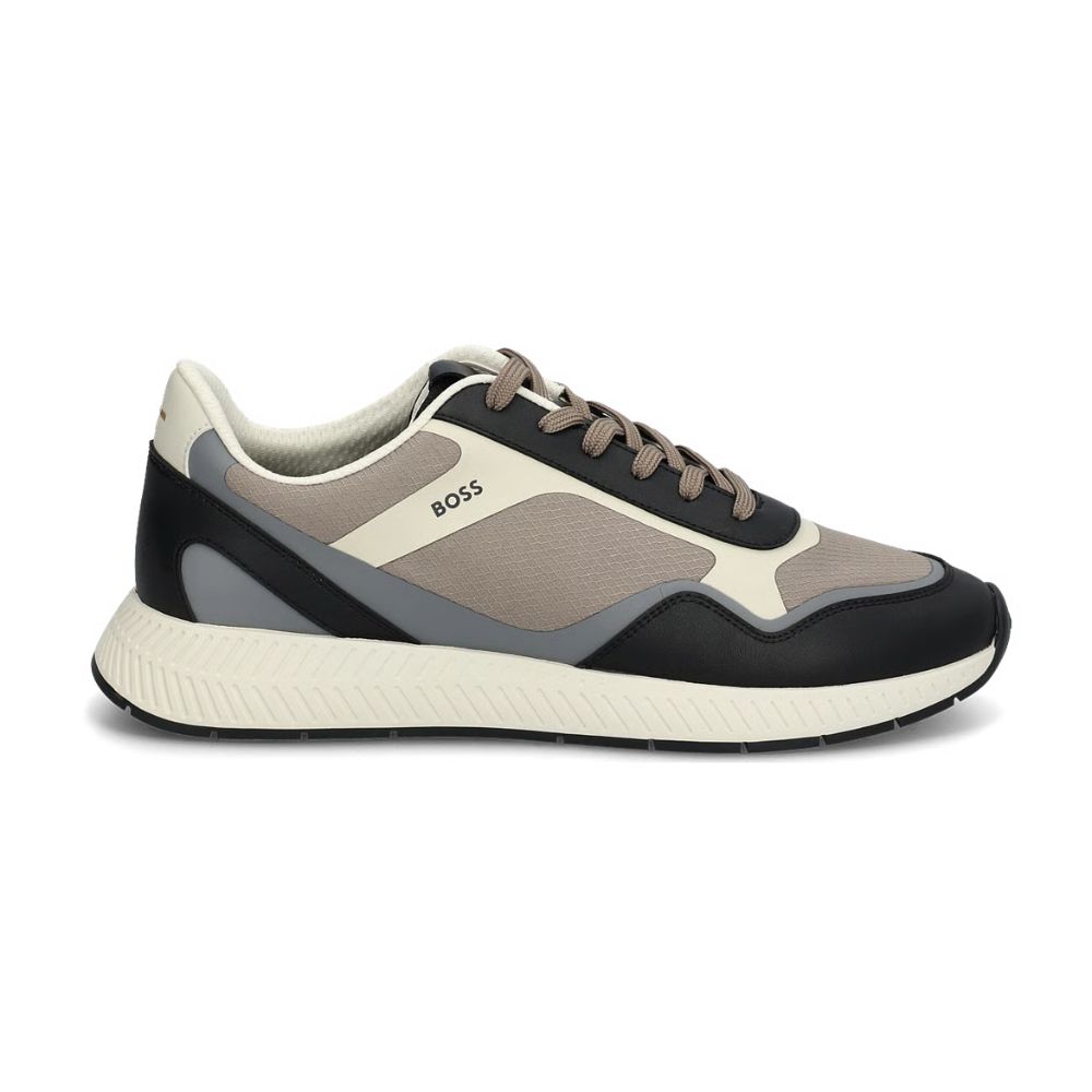 BOSS Titanium Charcoal Grey Trainers