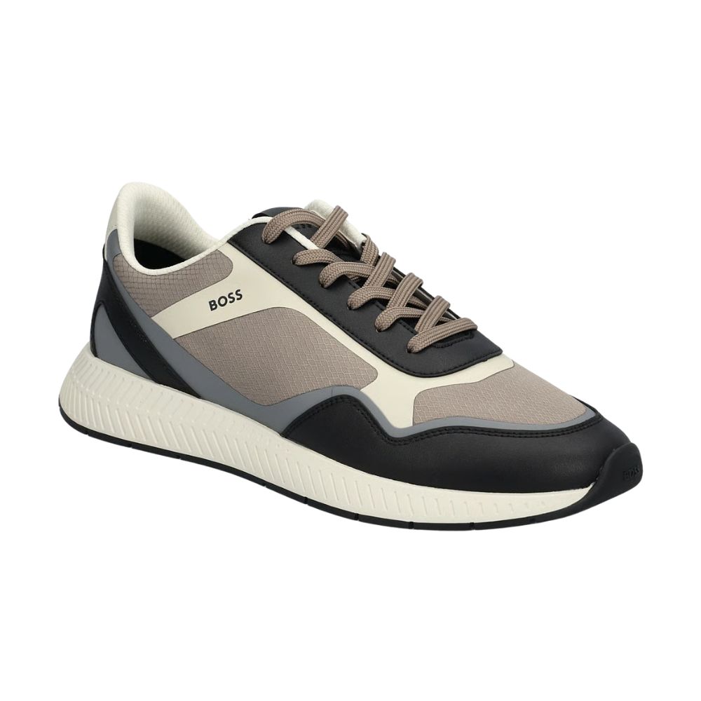 BOSS Titanium Charcoal Grey Trainers