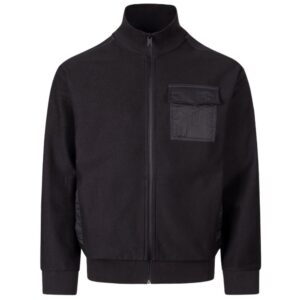 BOSS Urban Black Full Zip Jumper