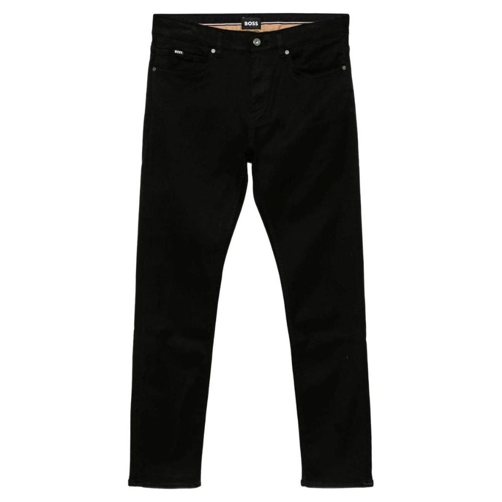 Boss Delaware Slim Fit Black Trousers