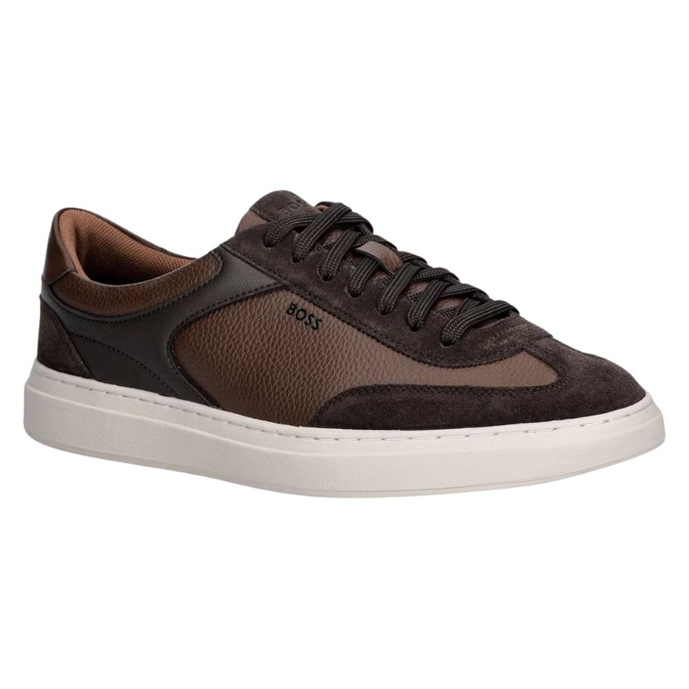 BOSS Kieran Dark Brown Trainers