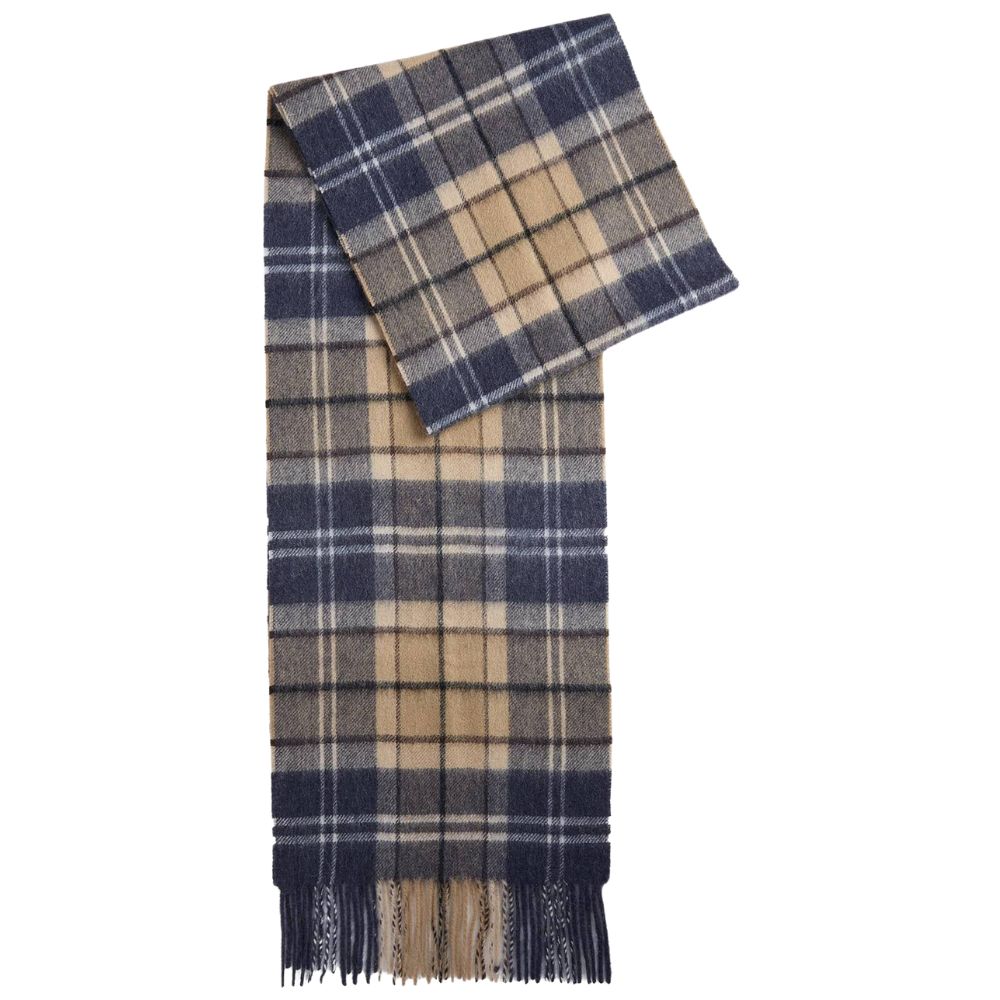 Barbour Wool Cashmere Tartan Scarf