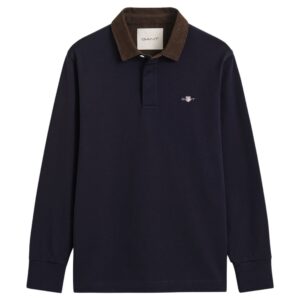 GANT Regular Navy Cord Collar Rugger