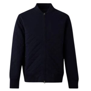 Gant Navy Quilted Bomber Jacket