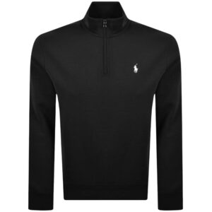 POLO RALPH LAUREN Black Half Zip Sweatshirt
