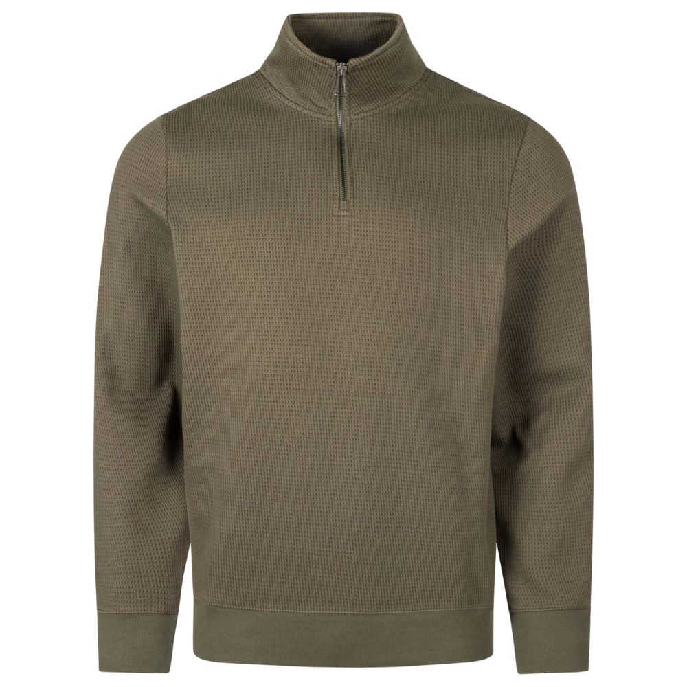 Paul Smith Classic Green Half Zip Sweat Top