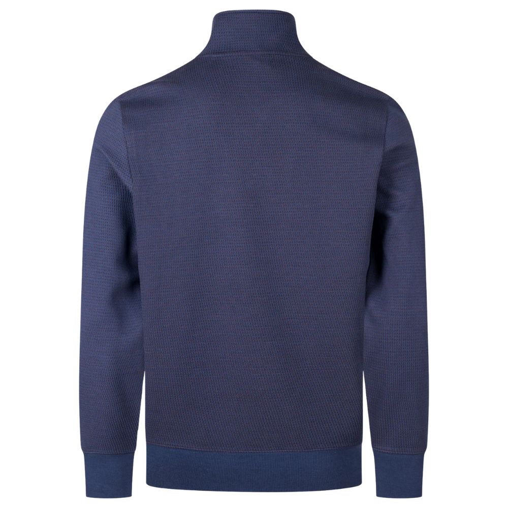 Paul Smith Classic Navy Half Zip Sweat Top